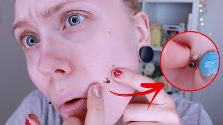 Popping A Pimple on My Piercing