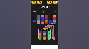 【Water Sort Puzzle】 Level 616