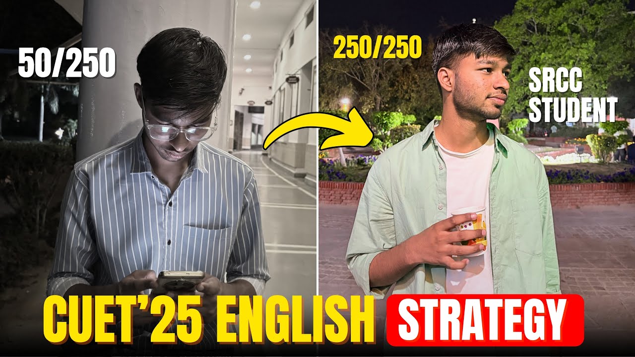 How to Score 250/250 in CUET 2025 ? English Language Strategy 🔥 📝 ...