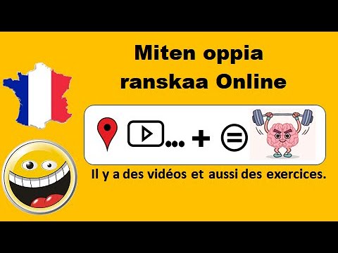 Video: Kuinka Oppia Ranskaa Yksin