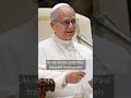 Reflection from Pope Leo XIV