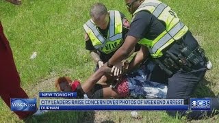 Durham city leaders raise concerns over photos of arrest