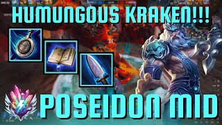 HUMUNGOUS KRAKEN!! - Poseidon Mid Smite 2 Gameplay