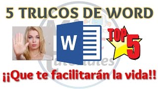 5 Trucos de Word que te Facilitarán la Vida | Todas las versiones | Tutorial | Bien Explicado