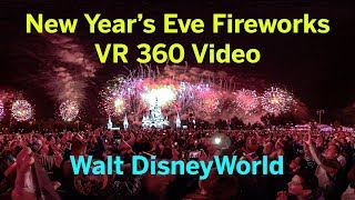 VR 360 2020 NYE Fireworks Walt Disney World Magic Kingdom 11 50 pm Show Dec 31, 2019 GoPro Fusion