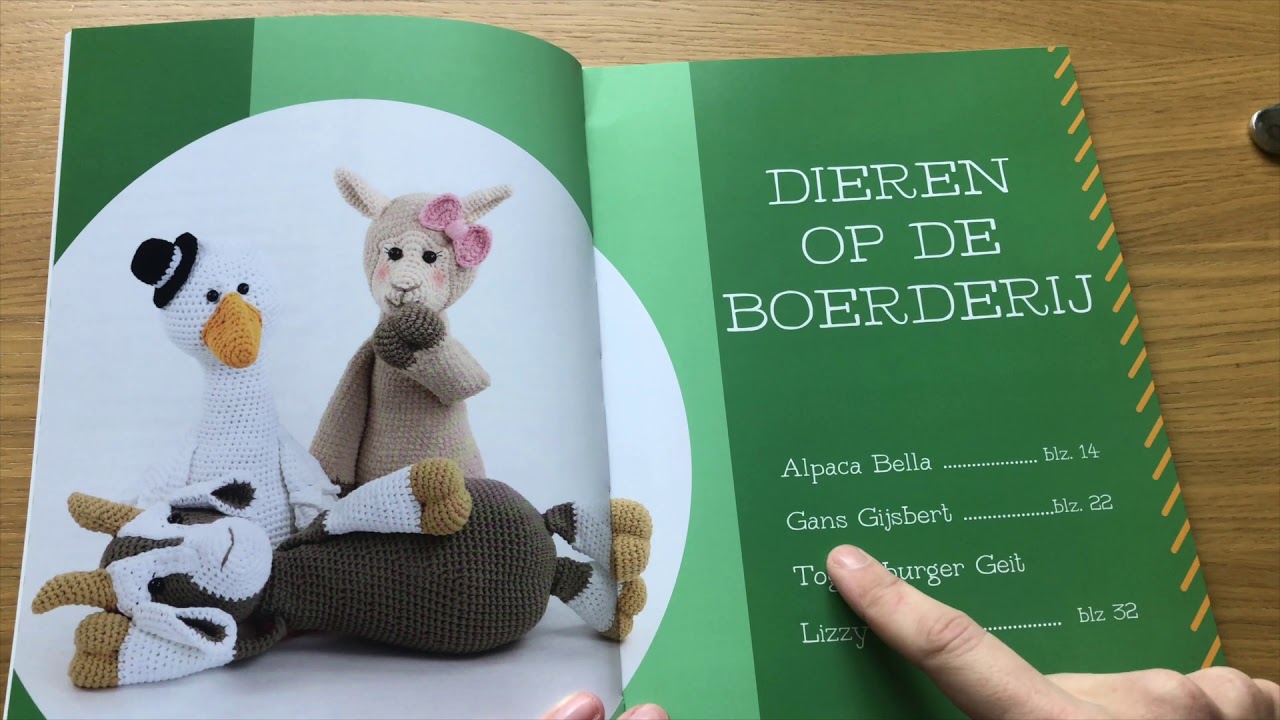 Super Boek review: Grote knuffels haken van Sabine van Dam - YouTube FN-78