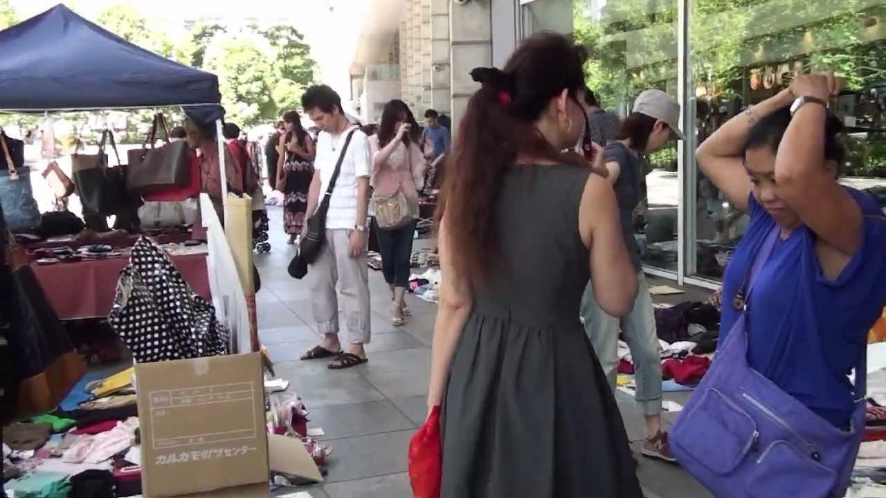 Flea Market In Shinagawa 品川インターシティのフリーマーケット Youtube Flea Market In Shinagawa 品川インターシティのフリーマーケット Youtube