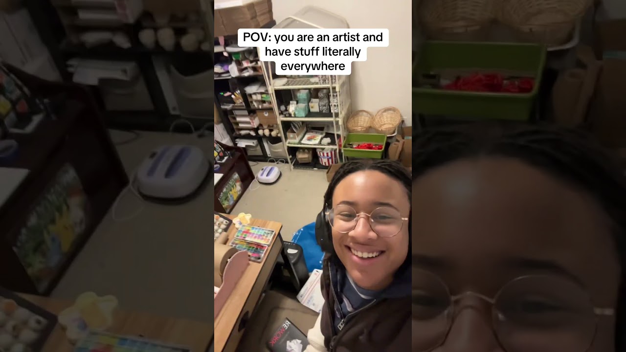 The consequences of running an art business, I wouldn’t have it any other way though! #art #artist