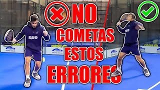 ❌ ESTOS 5 ERRORES❌ te hacen PERDER PARTIDOS | TUTORIAL de PADEL