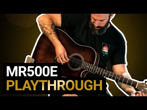 Електро-акустична гітара CORT MR500E (BROWN BURST), видео 1