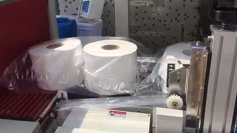 Maxi roll toilet paper hand towel shrink wrapping machine