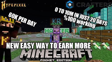 ALL NEW EASY WAY TO EARN MORE 💸💸💸|| IN CRAFTERSMC IN 2023 #craftersmc #satnetwork #wenpixel