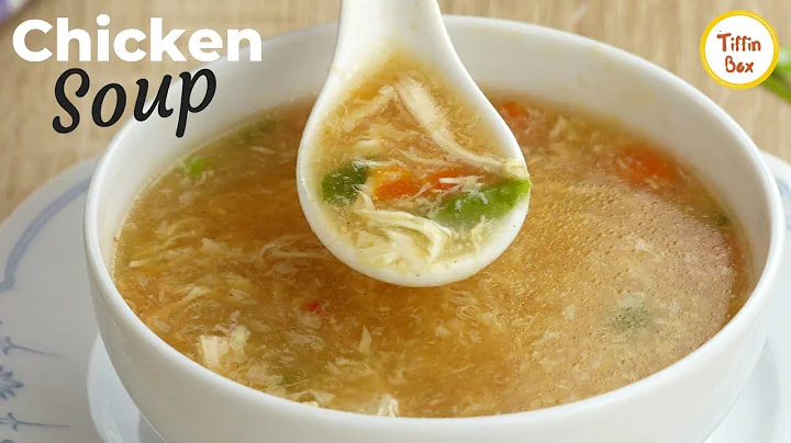 Delicious Chicken soup | Chicken-vegetable egg drop soup for Kids lunch by tiffin Box, চিকেন স্যুপ - DayDayNews