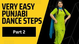 Learn Very Easy Punjabi Dance Steps | part 2 Steps for womens | The Dance Mafia Mohali chandigarh