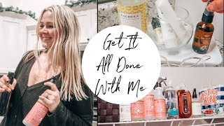 GET IT ALL DONE WITH ME | CHRISTMAS PREP | GUEST PREP, ORGANIZE, CLEAN WITH ME 2019