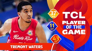 Tremont Waters (37 PTS) | TCL Player Of The Game | DOM vs PUR