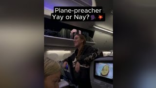‘I’m not offended’: Passenger gives impromptu sermon on plane