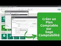 Cration dun plan comptable sur sage comptabilit