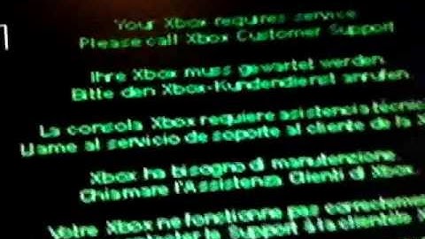 Original Xbox Hard Drive Failure