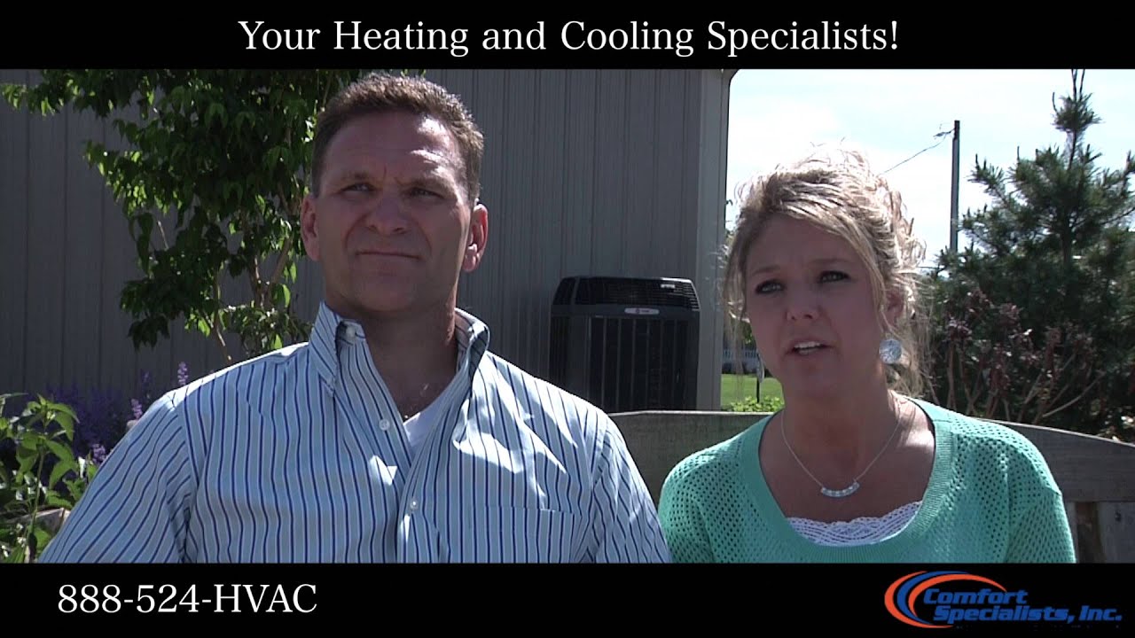 Comfort Specialists Inc Testimonials October 2015 Youtube