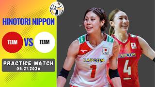 HINOTORI NIPPON | RED vs WHITE Practice Match #volleyball #sports #japan
