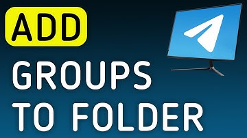 How To Add Groups To Folder On Telegram App On PC (New Update)