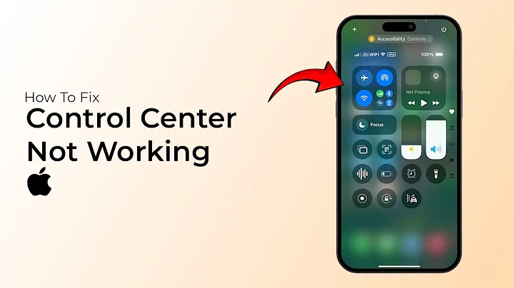 How to fix Control Center Not Working iPhone (iOS 18)?