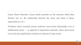 Linear elasticity