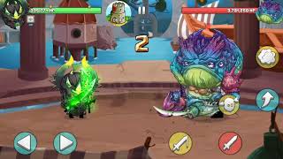Tiny Gladiators killing Hardcore Lobstetman