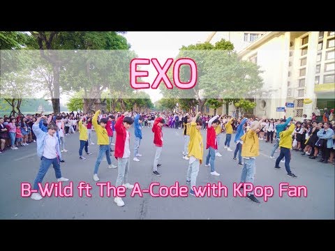 [KPOP IN PUBLIC B-Wild Ft The A-Code With Kpop Fan] EXO 엑소 - Growl, The Eve, Power