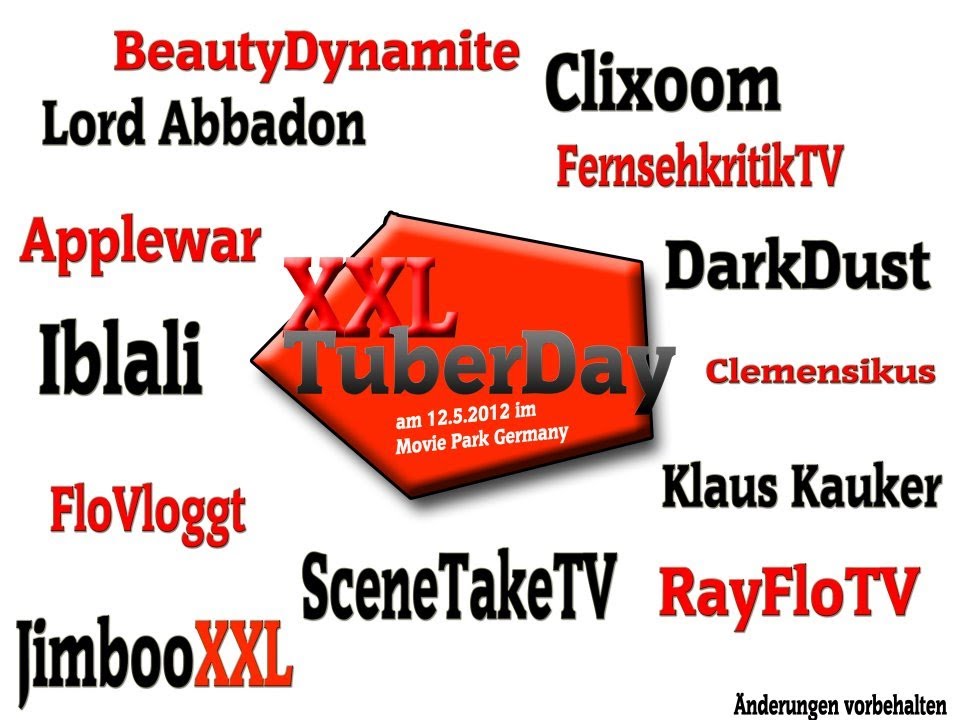 IMPERIALER XXL Tuberday - Youtubertreffen im Moviepark!