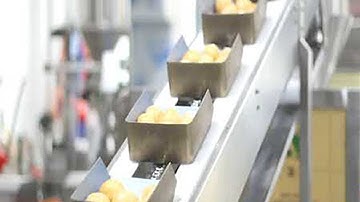 Bucket feeding products bags packing machine vertical roll film form fill seal set