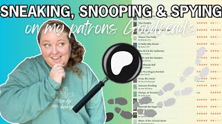 Sneaking, Snooping & Spying on my patrons Goodreads 🔎 | (part 4) Brandon, Corinna & Melissa