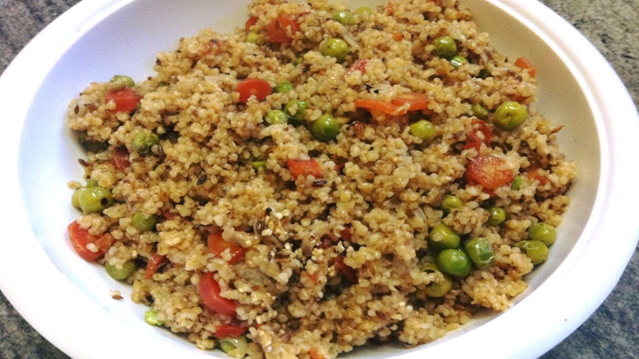 Vegetable Dalia Pulao Recipe Namkeen Dalia Broken Wheat Pulao YouTube