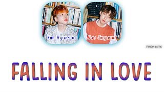 WOO JIN YOUNG(우진영), KIM HYUN SOO(김현수) _ Falling in love(설레고 난리) | Han, Rom, Eng [Color Coded Lyrics]