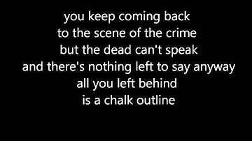 Three Days Grace - Chalk Outline (official lyrics video)