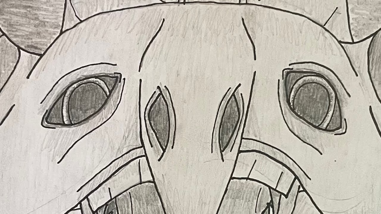 Grotesque God Commentated Speed Drawing