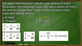 Soal matematika kelas 7 smp -