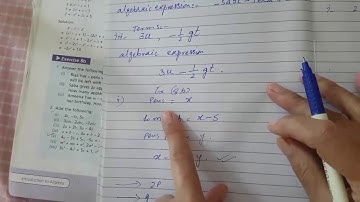 Exercise#8b | Question 1 (i) &(ii) | Chapter#8 | introduction to Algebra | Class 6
