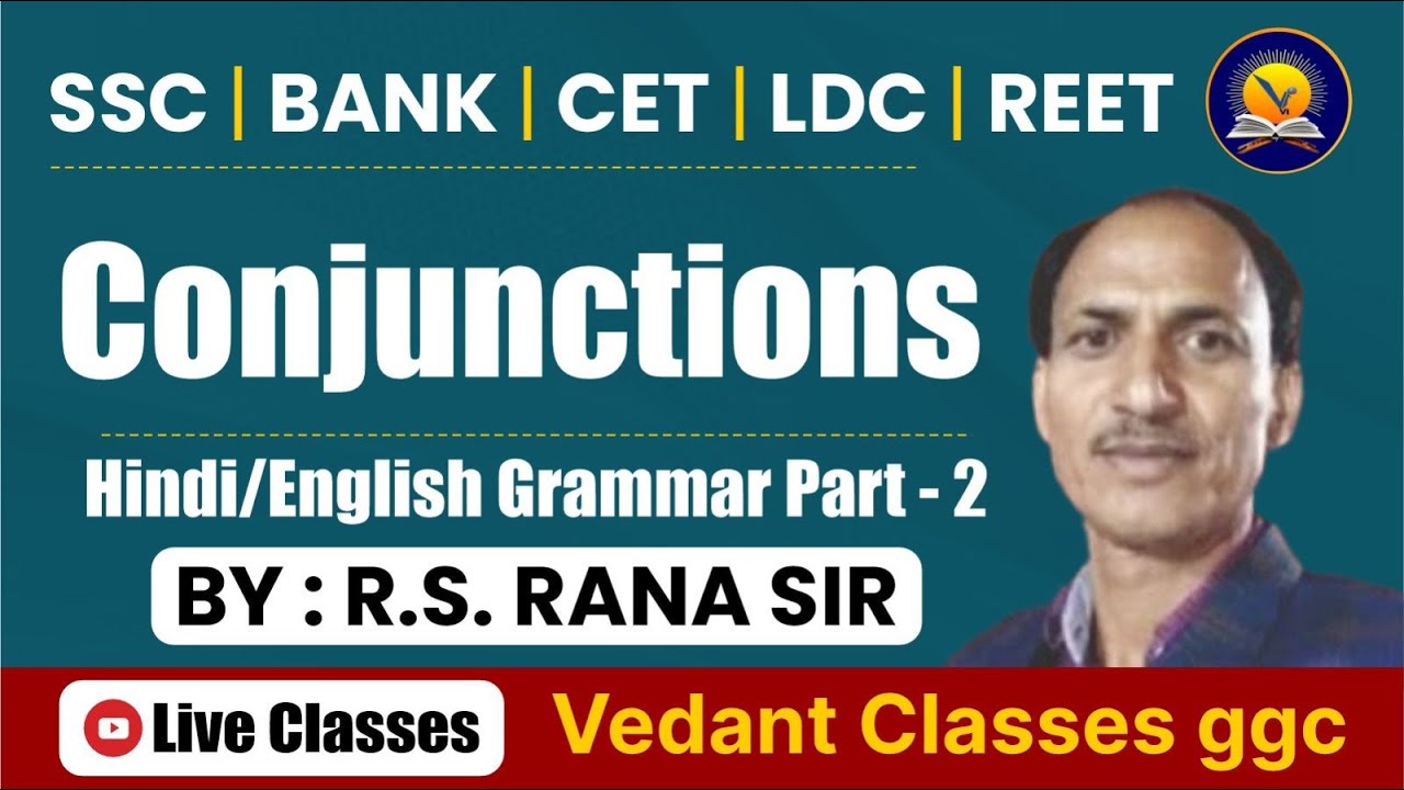 Conjunctions By R S Rana Conjunctions II English Grammar For All
