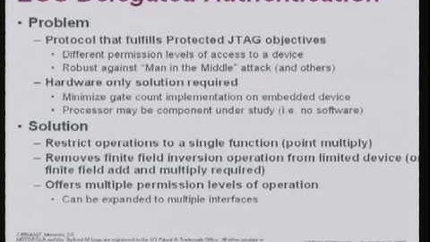 CERIAS Security: Security issues within embedded software development 4/5