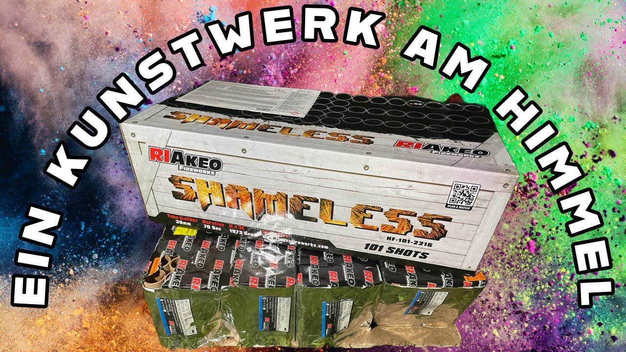 Riakeo Fireworks Shameless Verbund Neuheit 2024 💥brachiale Farben 💥