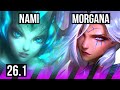 NAMI &amp; Lucian vs MORGANA &amp; Jhin (SUP) | Perfect KDA: 4/0/13 | EUW Challenger | 26.1