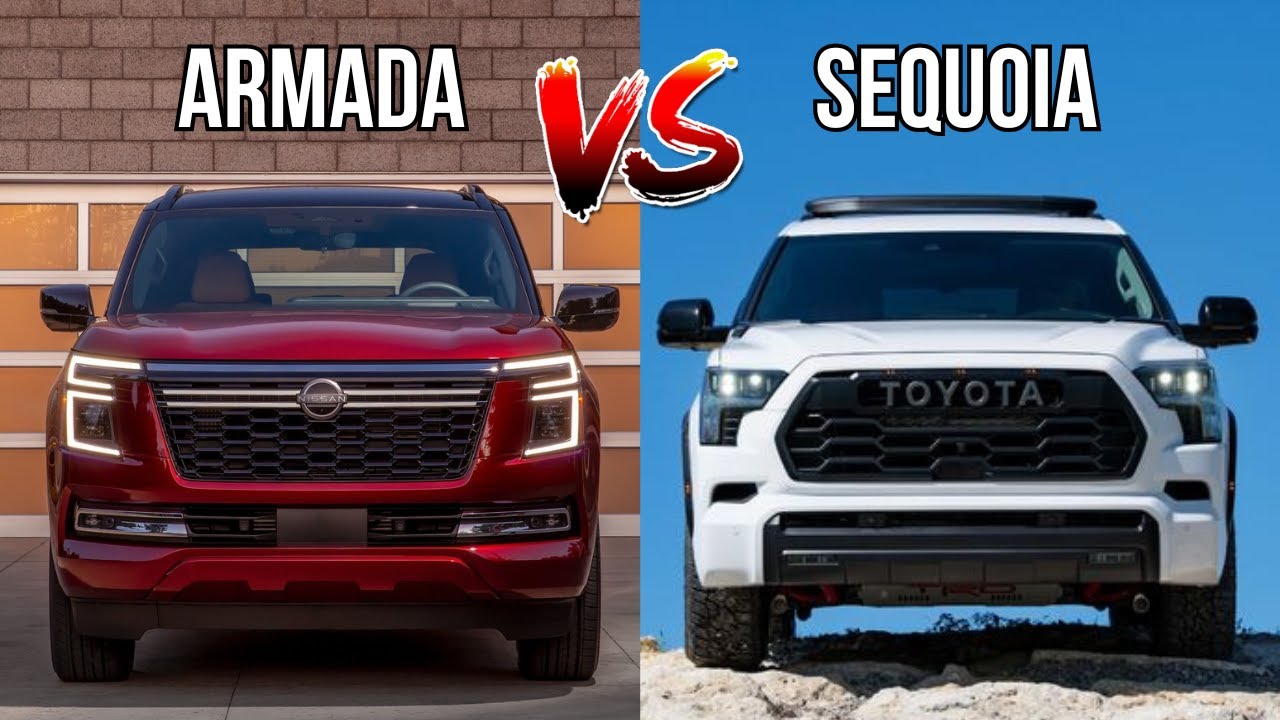 2025 Nissan Armada vs 2025 Toyota Sequoia Compared | SUV Battles ...