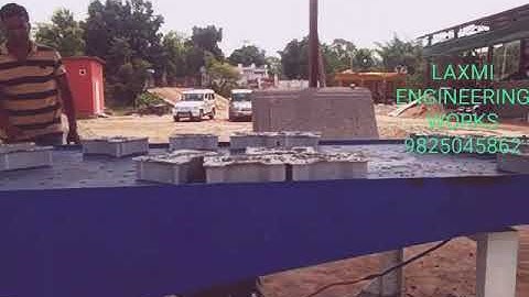 Vibro Forming Table | Vibretar Tabel Set | Ruber Mold Machine | Paver Block Machine | Zig Zak bolck