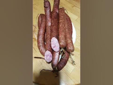 колбаска ветчинно-рубленная - YouTube