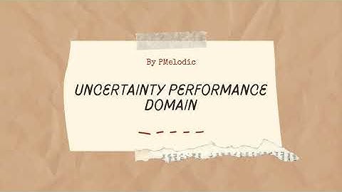 Uncertainty Performance Domain
