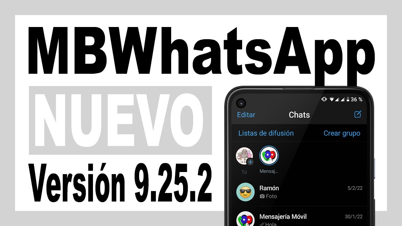 NUEVO MB WhatsApp Última Versión 2022 😃 DESCARGAR v9.25.2