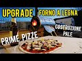 PRIMA ACCENSIONE E 🍕PRIME PIZZE🍕 FORNO A LEGNA con bidone fai da te Pt 2