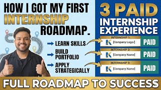 How I Got My First Paid Internship-Complete Roadmap 2025 | Skills, Portfolio, Applications Explained